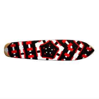 07 Red and Black Skateboard Deck