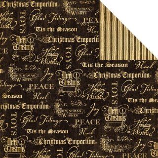 Joyous Noel Christmas Emporium Double Sided Paper 12"X12" Graphic 45 CE G45 370 Toys & Games