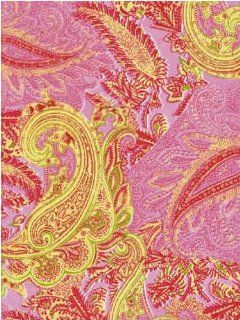 Decopatch Decoupage Paper Mache Sheet "Pink Gold Paisley 370"