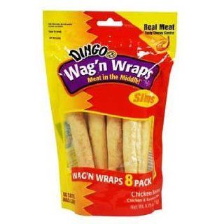 Wag'n Wraps Chicken Slim 8 Pk   9.75 Oz  Pet Rawhide Treat Rolls 