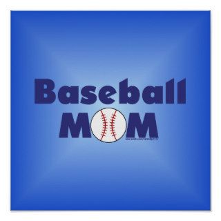 Baseball Mom Posters