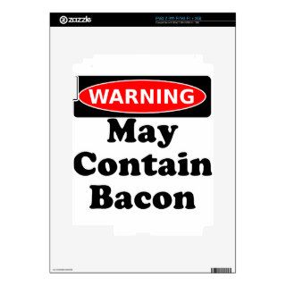 May Contain Bacon Skins For The iPad 2