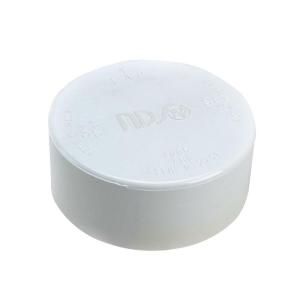 NDS 4 in. PVC DWV Drain Cap 4P06