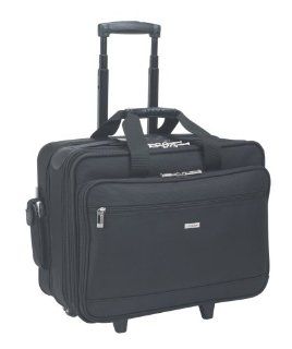 SOLO Classic Collection Rolling Laptop Case with Smart Strap, Holds Laptop up to 15.4 Inches, Black, SGB373 Computers & Accessories