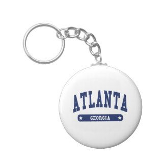 Atlanta Georgia College Style t shirts Keychain