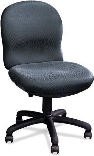 Safco 3461CH Ambition Pushbutton Mid Back Swivel/Tilt Chair, Charcoal   Swivel Home Desk Chairs