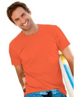 Hanes Men's ComfortBlend EcoSmart Crewneck T Shirt, 3X Orange at  Mens Clothing store