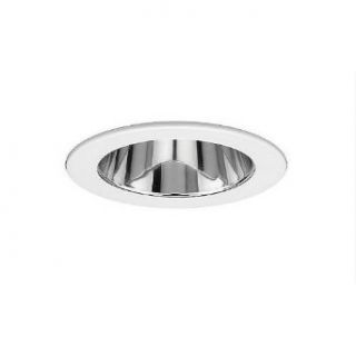 WAC Lighting R 421 CL/WT Recessed Lighting Reflector Trim, Clear/White   Recessed Light Fixture Trims  