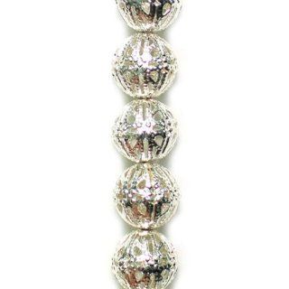 Expo BD52612 Filigree Metal Beads, Set of 8
