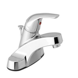 Waterpik 4 in. Centerset 1 Handle Bathroom Faucet in Chrome BFCL 143