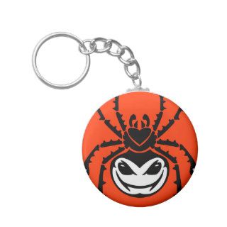 png_spiders_tattoo_006 SCARY SPIDER tribal vector Keychain