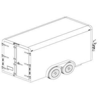 Trailer Blueprints   12Ft. Covered Cargo Trailer