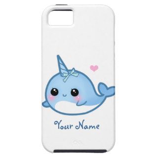 Personalized Cute baby narwhal iPhone 5 Cover