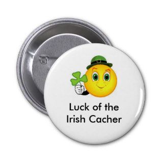 Luck of the Irish Cacher Geocaching Swag Pin