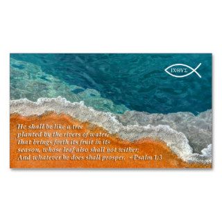 Psalm 13 Christian Wallet Business Card Templates