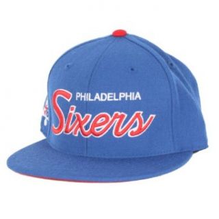 Mitchell and Ness   Philadelphia 76ers Wool Fitted Hat in Team Primary Color, Size 7 1/4, Color Team Primary Color Clothing