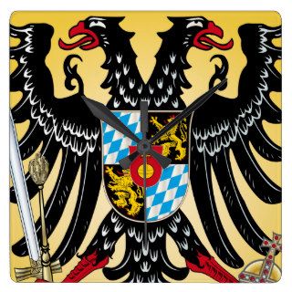 Coat of arms of Holy Roman Emperor King Charles VI Clock