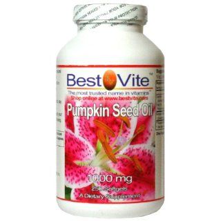 Pumpkin Seed Oil 1000mg (250 Softgels) Health & Personal Care