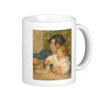 Gabrielle Renard and infant son, Jean by Renoir Mug