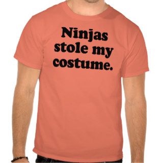 Ninjas stole my costume t shirt