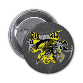 Batman Black and Yellow Collage Pin