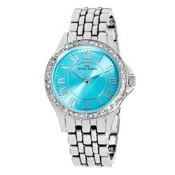 Anne Klein Women's Silvertone Crystal accented Watch Anne Klein Women's Anne Klein Watches