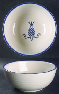 Pfaltzgraff Hospitality Soup/Cereal Bowl, Fine China Dinnerware   Blue Pineapple