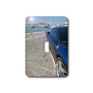 lsp_107559_1 Nano Calvo Ibiza   Blue Ferrari 430 Monza parked in the port of Ibiza, Spain   Light Switch Covers   single toggle switch   Wall Plates  