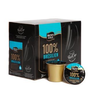 Brown Gold 100 percent Brazilian Premium Coffee K Cups (Pack of 96) Brown Gold Coffee Makers