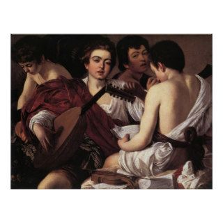 Caravaggio The Musicians Print