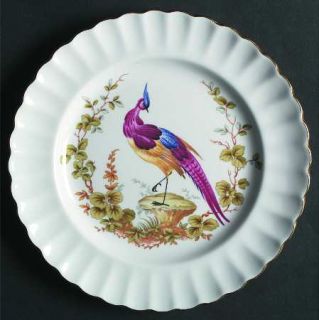 Spode Sp115 Salad Plate, Fine China Dinnerware   Chelsea,Birds,Green Branches,Go