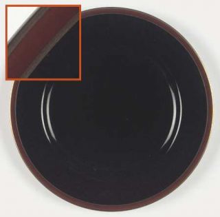 Fitz & Floyd Hattori Black Dinner Plate, Fine China Dinnerware   Black Backgroun
