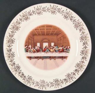 Sanders LordS Supper (Smooth) Dinner Plate, Fine China Dinnerware   Portrait Ce