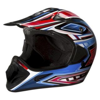 Off Road Red and Blue Helmet   X Large