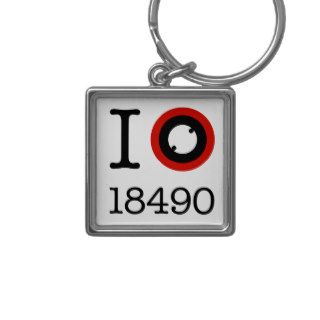 I Love 18490 Li Ion Batteries Keychains