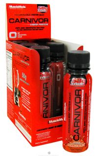 MuscleMeds   Carnivor RTD Liquid Protein Shot Variety Pack Power Punch & Orange Blast   6 Pack