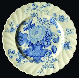 Royal Staffordshire Charlotte Blue Bread & Butter Plate, Fine China Dinnerware  