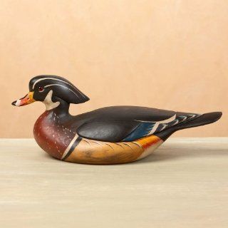 Big Sky Carvers Wood Duck Woodcarving Decoy, Bill Kennedy Collection   Hunting Decoys