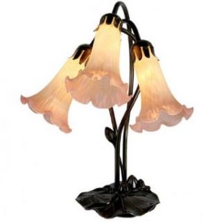 Gorgeous Three Arm Lily Lamp, with Tulip Shades  433   Table Lamps  