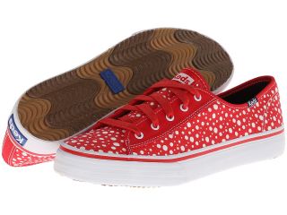 Keds Double Up Bubble Dot Womens Lace up casual Shoes (Red)