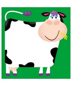 Moo Cow Note Pad, 5''x5'', 50 shts (Pad of 50) RSA Drawing & Art Pads