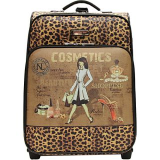 Print Collection Rolling Expandable 20 Carry on Cosmetics   Nicole L