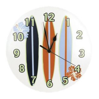 Trend Lab Surf s Up Surfboard Wall Clock