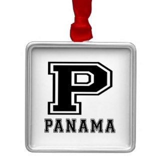 Panama Designs Christmas Tree Ornaments
