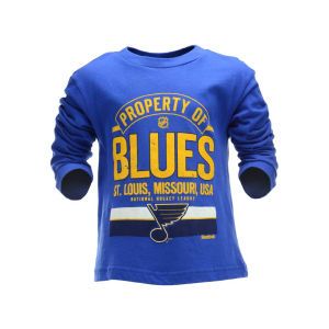 St. Louis Blues Reebok NHL Kids Property Line Long Sleeve T Shirt