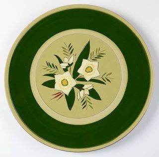 Stangl Star Flower 14 Chop Plate (Round Platter), Fine China Dinnerware   White