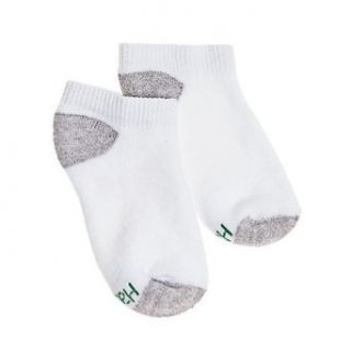 Hanes Boys No Show Comfortblend White EZ Sort Socks 6 Pack # 434/6 Dress Socks Clothing