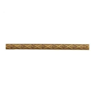 Jeffrey Court Cappuccino Diamond 1 in. x12 in. Resin Accent Strip 83023