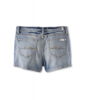 7 For All Mankind Kids Short in Summer Canyon Mount Girls Shorts (Blue)