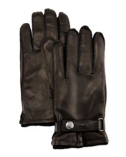 Touch Screen Cashmere Lined Glove, Black